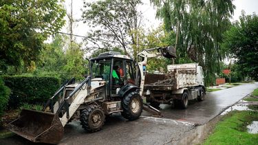 El municipio continúa trabajando en los barrios para evitar anegamientos.