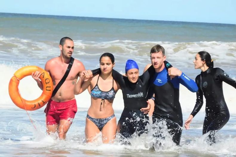 Los Guardavidas de Pilar en las playas de Mar de Ajó.