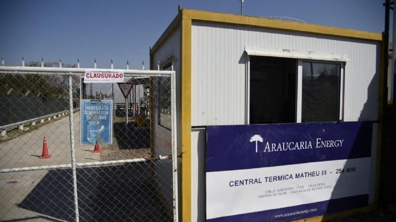 TERMOELÉCTRICA. Desde su instalación, en 2018, generó rechazo de los vecinos..