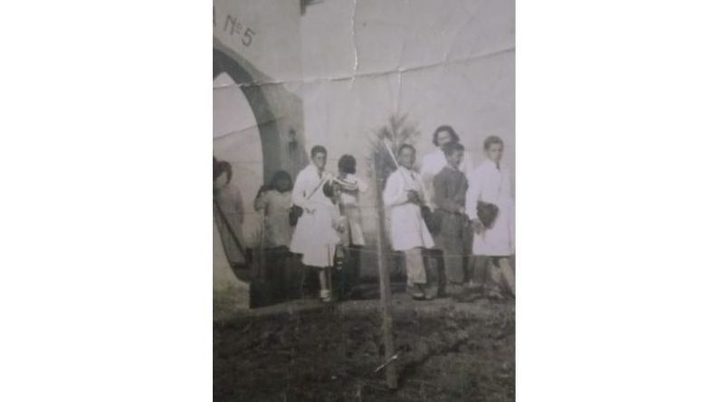 Gran cantidad de niños de la colectividad cursaron en la Escuela 5 de Manzone..