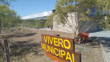 El vivero municipal está ubicado al lado de la Reserva Natural de Pilar.