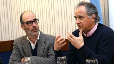 VISITAS. Martignone recibió a Devoto en representación de Ducoté..