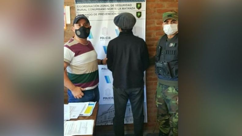 El detenido cambió seis veces de paradero en el último año para evadir a la justicia. .
