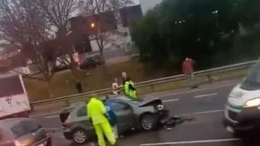El accidente en Panamericana involucró a 9 vehículos.&nbsp;