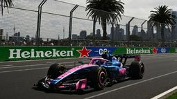 El Alpine A526 de Franco Colapinto en Australia. El Alpine A526 de Franco Colapinto en Australia.