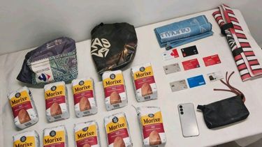 Los acusados intentaron llevarse mercadería del supermercado mayorista Vital pero fueron sorprendidos por los empleados.&nbsp;