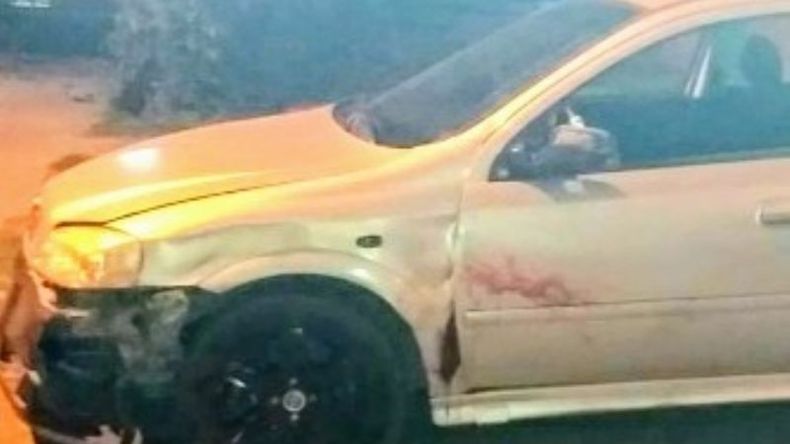El accidente se produjo en el barrio Agustoni en la noche del sábado. .