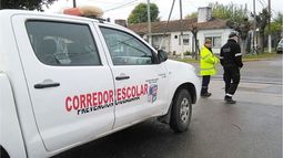 PATRULLA. Con este móvil, el Municipio asegura que el Corredor seguro funciona..