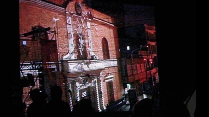 El mapping sorprendió al público