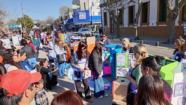 Bibliópolis se realizó en la plaza 12 de Octubre.