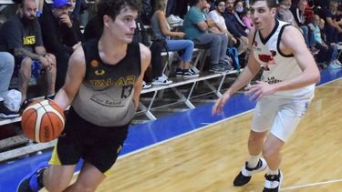 SE TERMINÓ. El Talar cortó la racha de 12 triunfos rojinegros. (Foto: Básquet El Talar)..