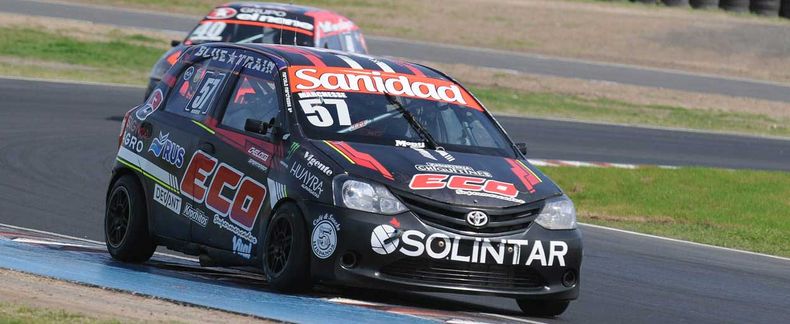 TOP TEN. El Toyota Etios de Marchesse respondió a las exigencias en los ensayos.