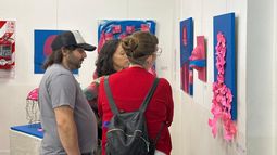 La muestra se inauguró el sábado, a propósito del Día Internacional de la Mujer que se conmemoró ayer. La muestra se inauguró el sábado, a propósito del Día Internacional de la Mujer que se conmemoró ayer.