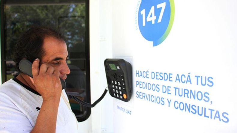POR TELÉFONO. El gobierno busca evitar las colas. .
