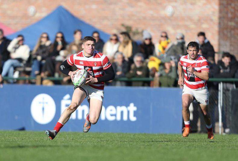 Alumni tendrá a Santiago Pernas como fullback en el choque ante Newman.