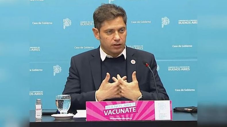 ANUNCIOS. Kicillof dio a conocer las novedades de la campaña de vacunación..