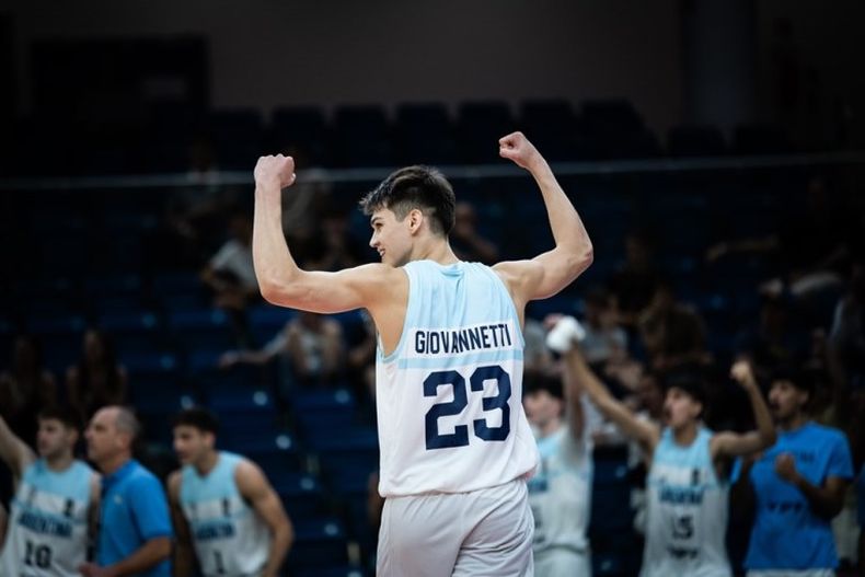 Lucas Giovannetti brilló con la 23 de la Selección Argentina.