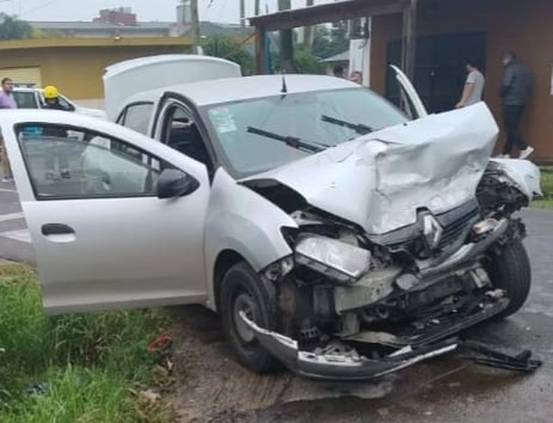 El accidente se produjo en el barrio Falcón de Del Viso y dejó como saldo a una menor hospitalizada.&nbsp;