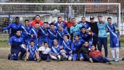 HAZAÑA. El equipo de Unión que en el final logró un triunfo clave..