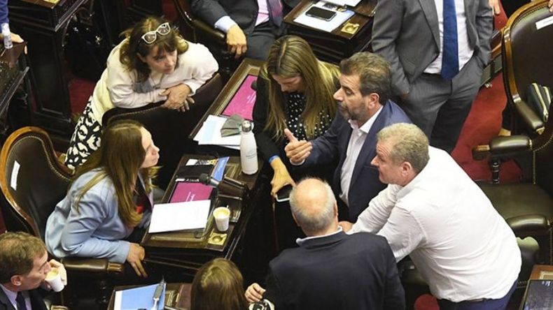 NO. El interbloque opositor consiguió las manos para rechazar el presupuesto..