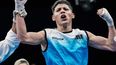 Dylan Figueroa y su triunfo en la Federación de Boxeo (FAB).&nbsp;