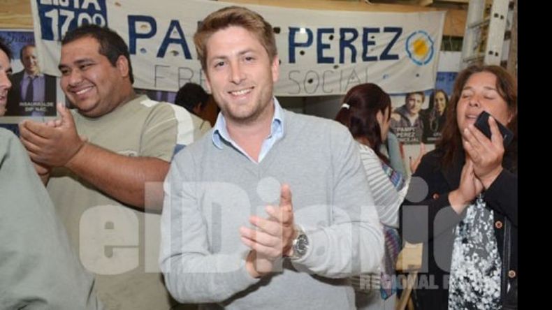 AGREDIDO. Pérez terminó con golpes en la cabeza y en una pierna..