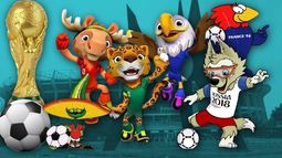 Las mascotas que hicieron historia en los Mundiales de la FIFA