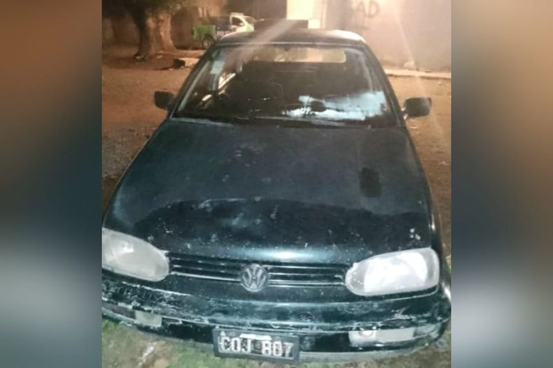 El auto robado en Agustoni fue hallado ayer en el mes de mayo.&nbsp;