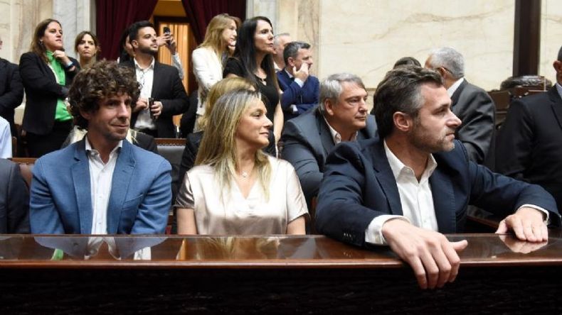 PRESENTE. Achával volvió a estar en el recinto el miércoles, cuando JxC impidió una nueva sesión. .