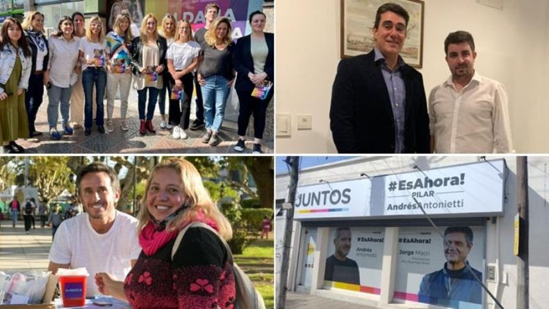 JUNTOS PERO NO TANTO. Cáceres, Neuspiller, Genna y Antonietti en campaña..