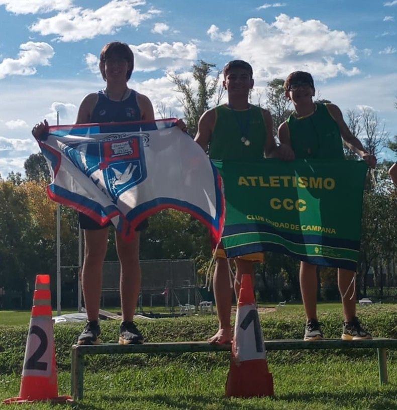 Mateo Ivaldi fue bronce en lanzamiento de disco Sub 16.
