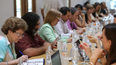 REUNIÓN. Los gremios docentes seguirán negociando con el gobierno.