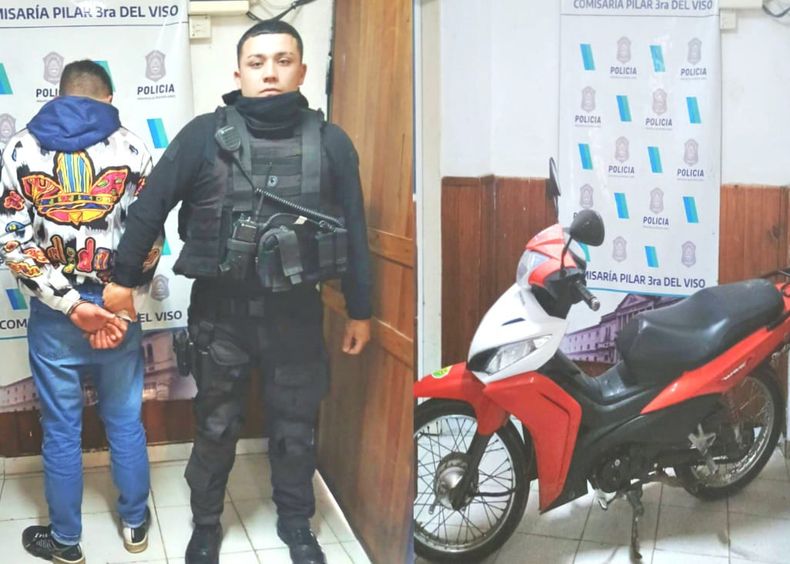 El sujeto fue acusado de encubrimiento por circular en una moto robada.&nbsp;