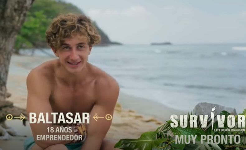 Baltasar López Barraza es el participante más joven de Survivor Expedición Robinson 2024.