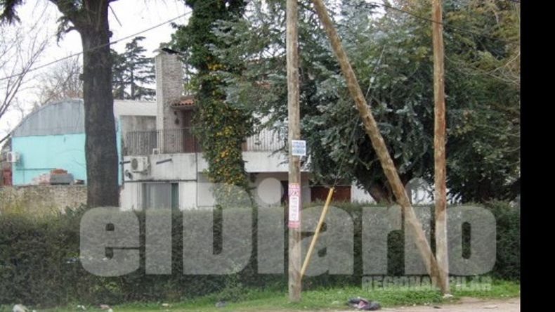 Frente de la casaquinta donde se produjo el hecho..