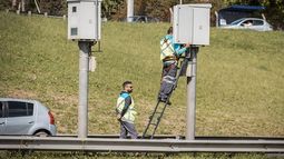 CONTROLES. Aún no se colocarán las nuevas cámaras en Panamericana.