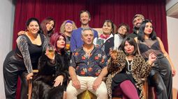 El elenco de la nueva varieté de la Comedia del Pilar.