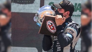 TERCERO. “Para mí es una victoria prácticamente”, subrayó Vázquez del podio en San Juan..