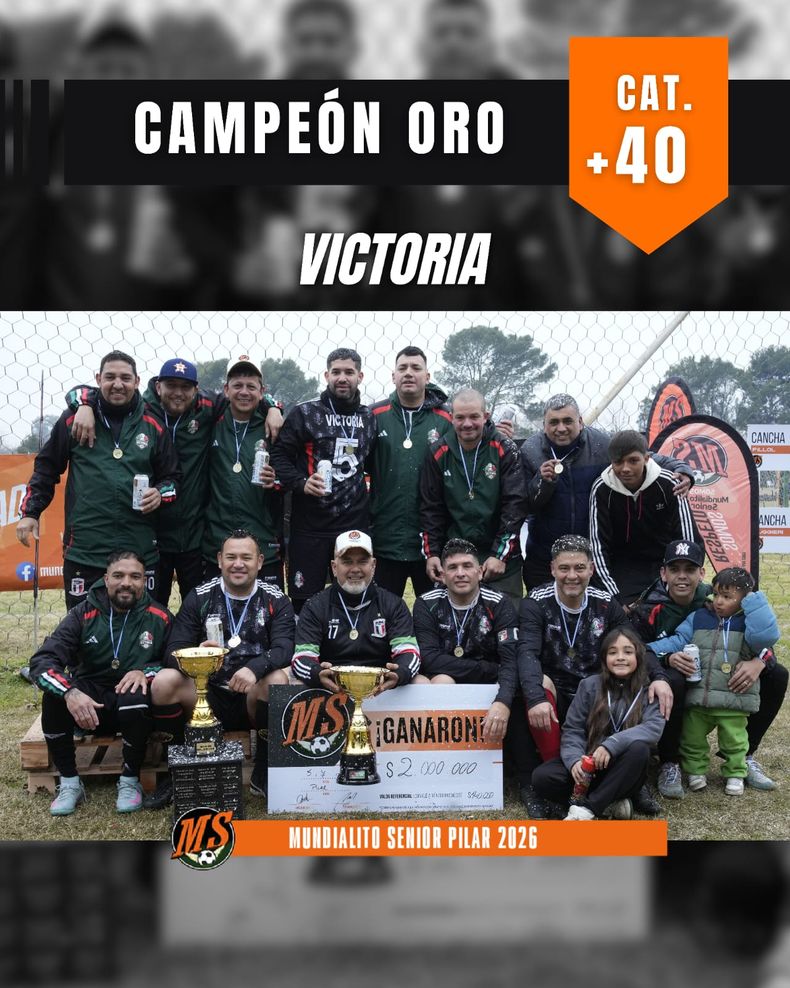 Mundialito Victoria +40 Copa Oro