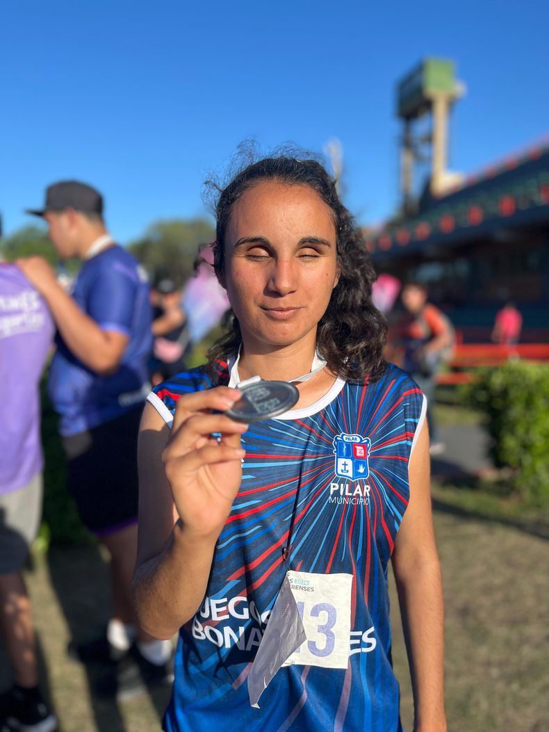 Elba Martínez, medalla de Plata.
