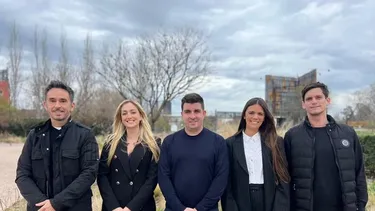LISTA. Los candidatos de LLA este año en una de las pocas fotos juntos que compartieron.