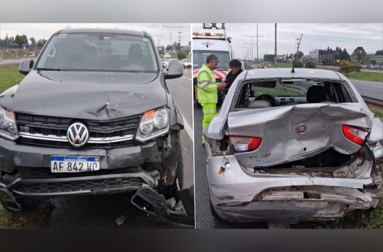 El conductor del automóvil fue trasladado al Hospital Central de Pilar.