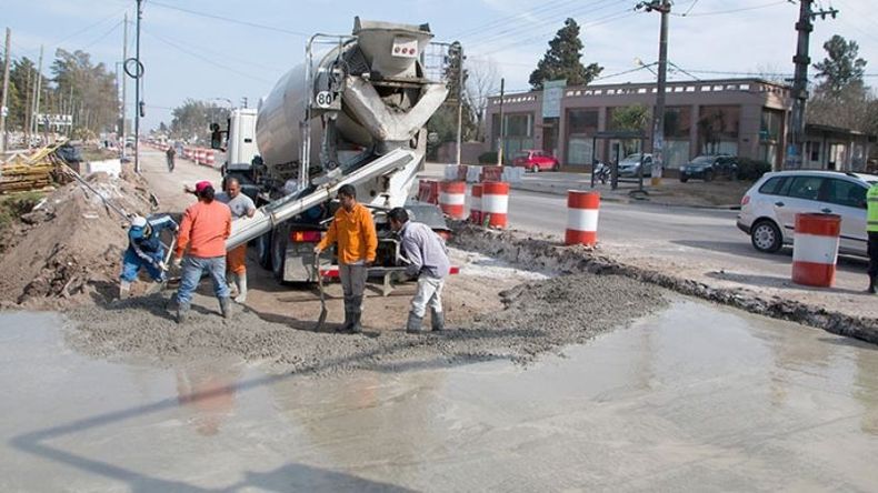 OBRA. Los trabajos comenzaron hace algunas semanas..