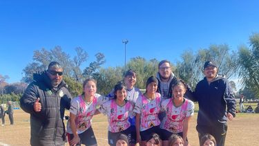 CAMPEONA. La Secundaria 10 de Alberti se quedó con el título Local en Sub 16.