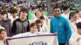 La delegación de la Escuela Municipal, en la presentación del Open Paysandú.