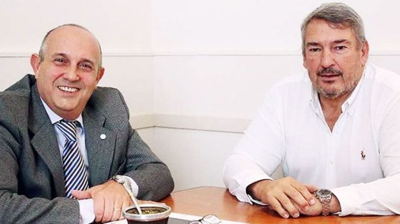 REUNIÓN. Tras la designación, D’Onofrio se reunió con su par nacional, Alexis Guerrera..