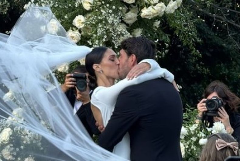 BESO. Chechu Rodríguez se casó este sábado con Ignazio Moser.