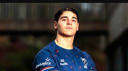 INCORPORACIÓN. Benjamín Grondona (19 años) jugará en la Premiership de Inglaterra tras lograr el ascenso con Champagnat.