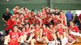 El festeo de los Sub 15 de Sportivo Pilar.