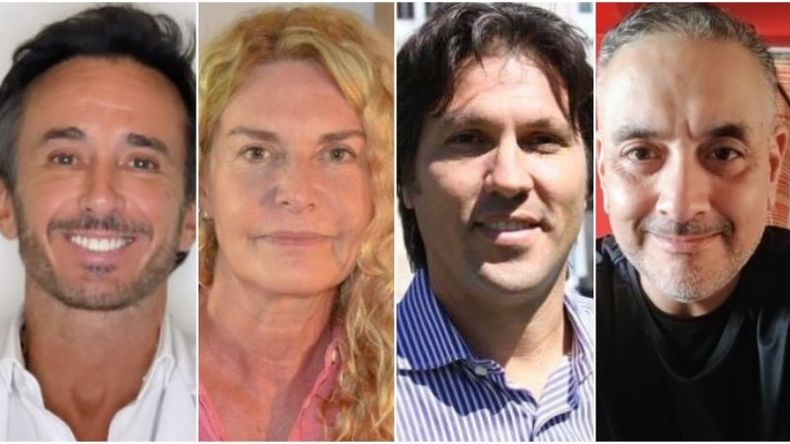 SEBASTIÁN NEUSPILLER, ANALÍA LEGUIZAMÓN, DIEGO RANIELI Y JAVIER GIRADO..